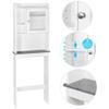 Over The Toilet Space Saver Organization Wood Storage Cabinet Home Bathroom view 4