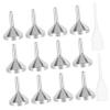 Baluue Essential Oil Set 12Pcs Small Metal Funnels with 2 Pack Mini Pipette Make Up Tools for Filling Small Mini Bottles Containers Atomizers Perfume Liquid () Makeup Set view 1
