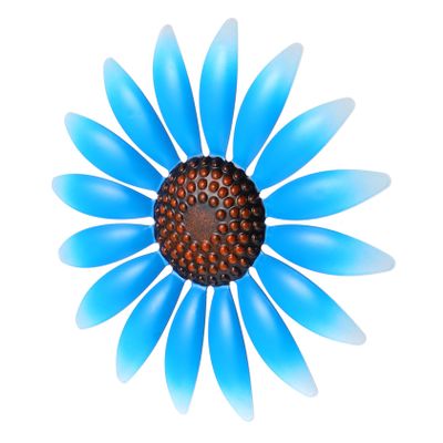 Cabilock Metal Sunflower Wall Art Iron Flower Pendant Flower Wall Decor for Home Office