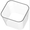 AK Lighting Clear Square Glass Lamp Shade, Clear Glass Candle Holder, Bottomless Glass Chimney Tube (4IN x 8IN) view 3