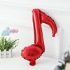 12Pcs Black Red Music Note Foil Balloons Music Theme Party Decorations Music Birthday Decorations Rock Star Birthday Decorations Rock and Roll Party Decorations Baby Shower Decorations view 3