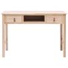 FAMIROSA Writing Desk Natural 43.3x17.7x29.9 Wood view 4
