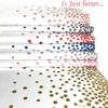None/Brand 10 Packs Premium Plastic Rose Gold Dot Tablecloth 54 Inch x 108 Inch Rectangle Table Cover Confetti (10pcs 54"x108"/137x274cm, Pink-B) view 4