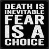 Damdekoli Death Is Inevitable Banner - Home Gym Decor - Large Quotes Wall Art - Motivational Fitness Weightlifting - Sports Inspiration (24 x 36 Inches) view 1