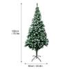 6ft Green 1000 Pines Artificial Christmas Xmas Tree w/ 300 LED Warm White Lights view 4