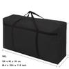 LassZone 180L Large Storage Bag Water Resistant Travel Duffel Bags with Handles Zips Heavy Duty Clothes Organizer view 2