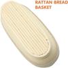 2 PCS 8 inch Oval Long Banneton Brotform Bread Dough Proofing Rising Rattan Basket & Liner for Professional & Home Bakers view 2