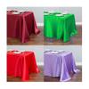 1pcs Rectangle Satin Tablecloth Table Overlays Wedding Decoration Banquet Dining Table Cover Table Cloth view 4