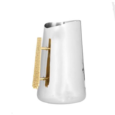 Classic Touch TMP46 4 x 10 in. Glass Canister with Mosaic Handle