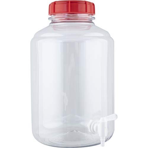 3 Gallon Fermonster Wide Mouth Plastic Fermenter with Spigot, Air Lock and Stopper