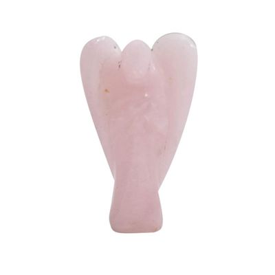 ABN Exports Reiki Energy Rose Quartz Angel Metaphysical Crystal Natural Stone Healing 2"