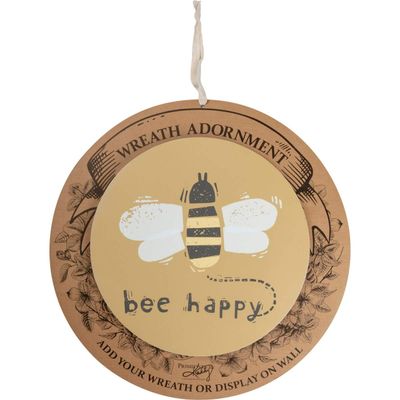 Primitives by Kathy Bee Happy Bee Themed Hanging Home Dcor Ornament