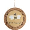 Primitives by Kathy Bee Happy Bee Themed Hanging Home Dcor Ornament view 1