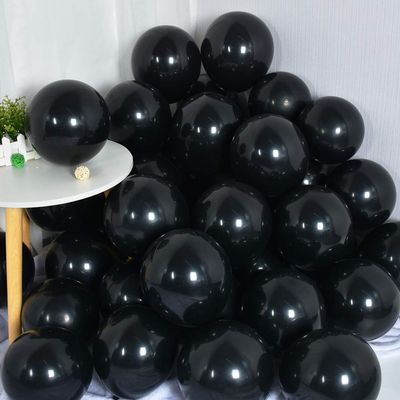 BEISHIDA 100 Pack 10 Inch Black Party Balloons, Latex Matte Round Balloons for Birthday Party, Baby Shower, Girls Kids Party, Halloween Party Decorations, Wedding Graduation Anniversary