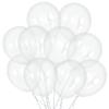 BEISHIDA 100 Pack 10 Inch Clear Balloons Transparent Party Balloons, Latex Matte Round Balloons for Birthday Party, Baby Shower, Girls Kids Party, Wedding Graduation Anniversary view 1