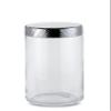 Alessi PU05/150 Veneer Glass jar. Hermetic lid in 18/10 stainless steel with relief decoration view 1