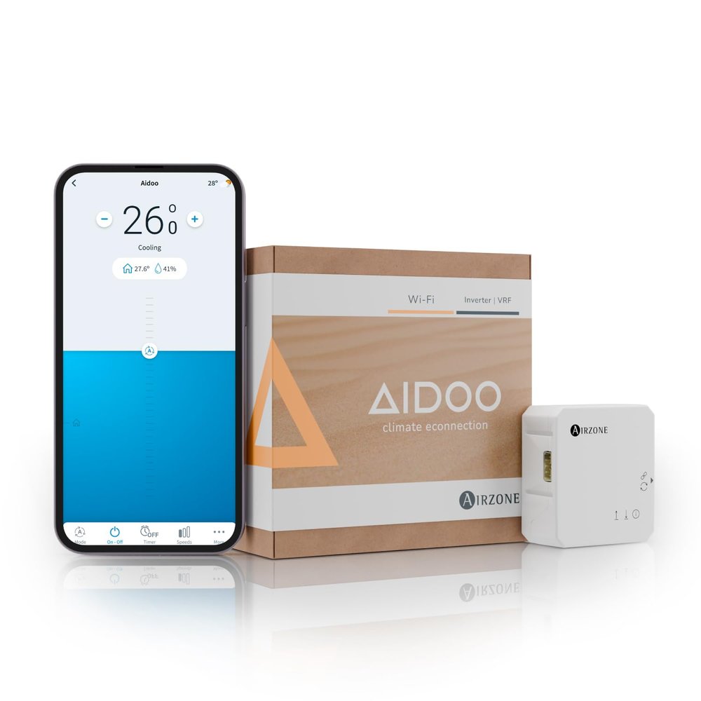 AIRZONE Aidoo WiFi Control for Air Conditioning Compatible with Toshiba AZAI6WSCTOS Remote AC Control and App Scheduling Works with Google Home and Alexa