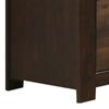 Benjara 58 Inches 6 Drawer Wooden Dresser with Grains, Brown view 4