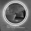 LED Bathroom Wall Mounted Round Mirror 27.5 inch,Adjustable Color Temperature+Anti Fog+Dimmer Function+ Waterproof, for Bathroom Water-Proof Vanity Mirror view 2