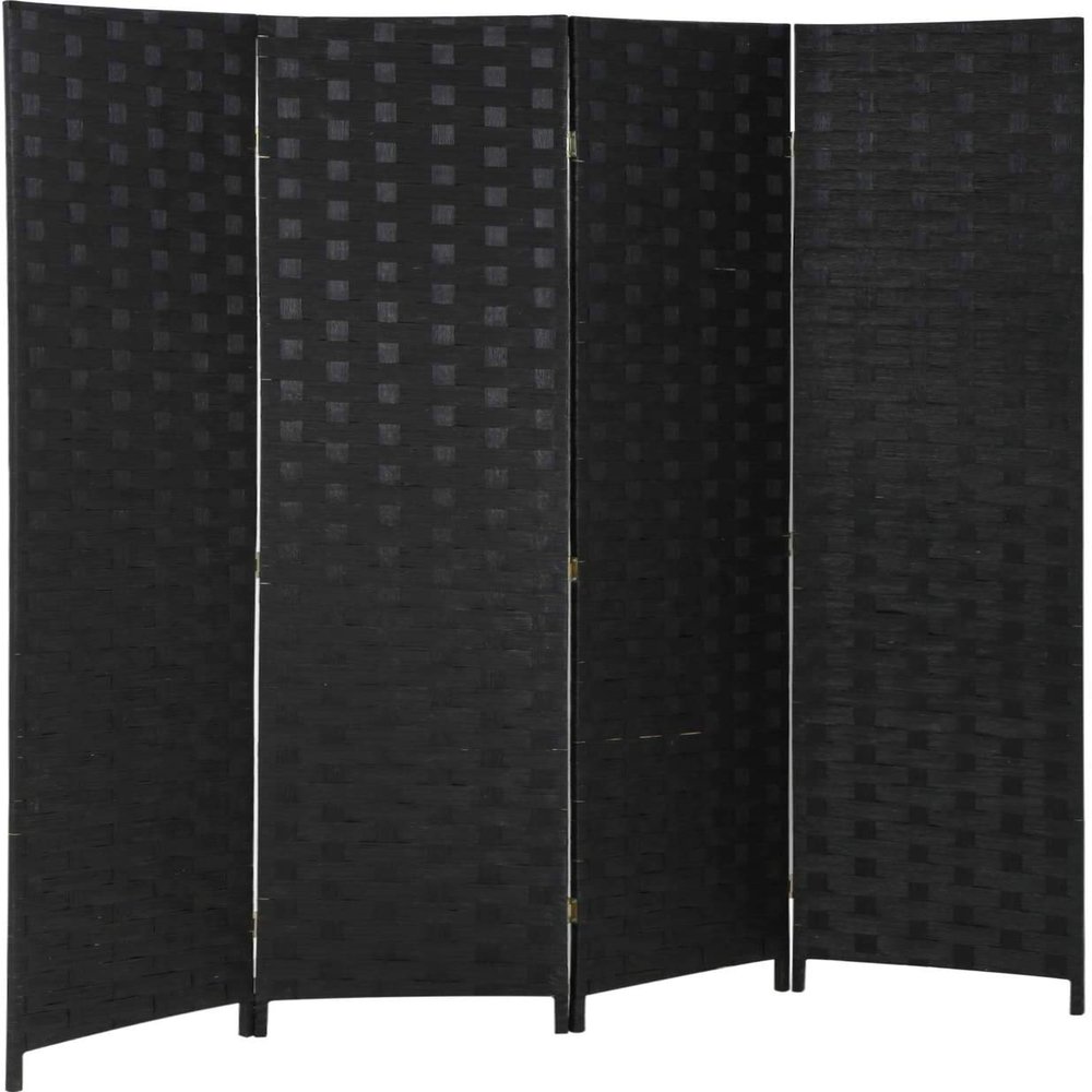 Bamboo Room Divider Folding Privacy Screen for Living Room Bedroom Study, Good Opacity Partition, Divider Has Anti-Slip Mats, Light and Easy to Move, Best Home Foldable Privacy Screen - 71" H  18" W