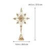 Uonlytech 1pc Eight Pointed Star Tree Topper Ornament for Christmas Festival Treetop Decoration Easy to Install for Holiday Tree Decor view 2