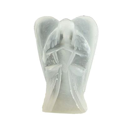 ABN Exports Reiki Energy Crystal Selenite Angel Stone Spiritual Healing Energy 2"