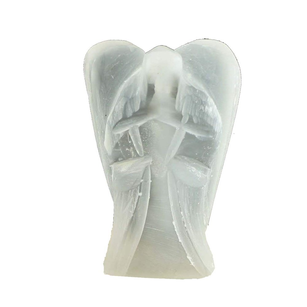 ABN Exports Reiki Energy Crystal Selenite Angel Stone Spiritual Healing Energy 2"