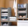 4-Pack Folding Wardrobe Storage Box Plastic Drawer Organizer Stackable Shelf Baskets Cloth Closet Container Bin Cube Home Office Bedroom Laundry Pull Out Drawer Dividers for Clothes,Toys Organization view 2