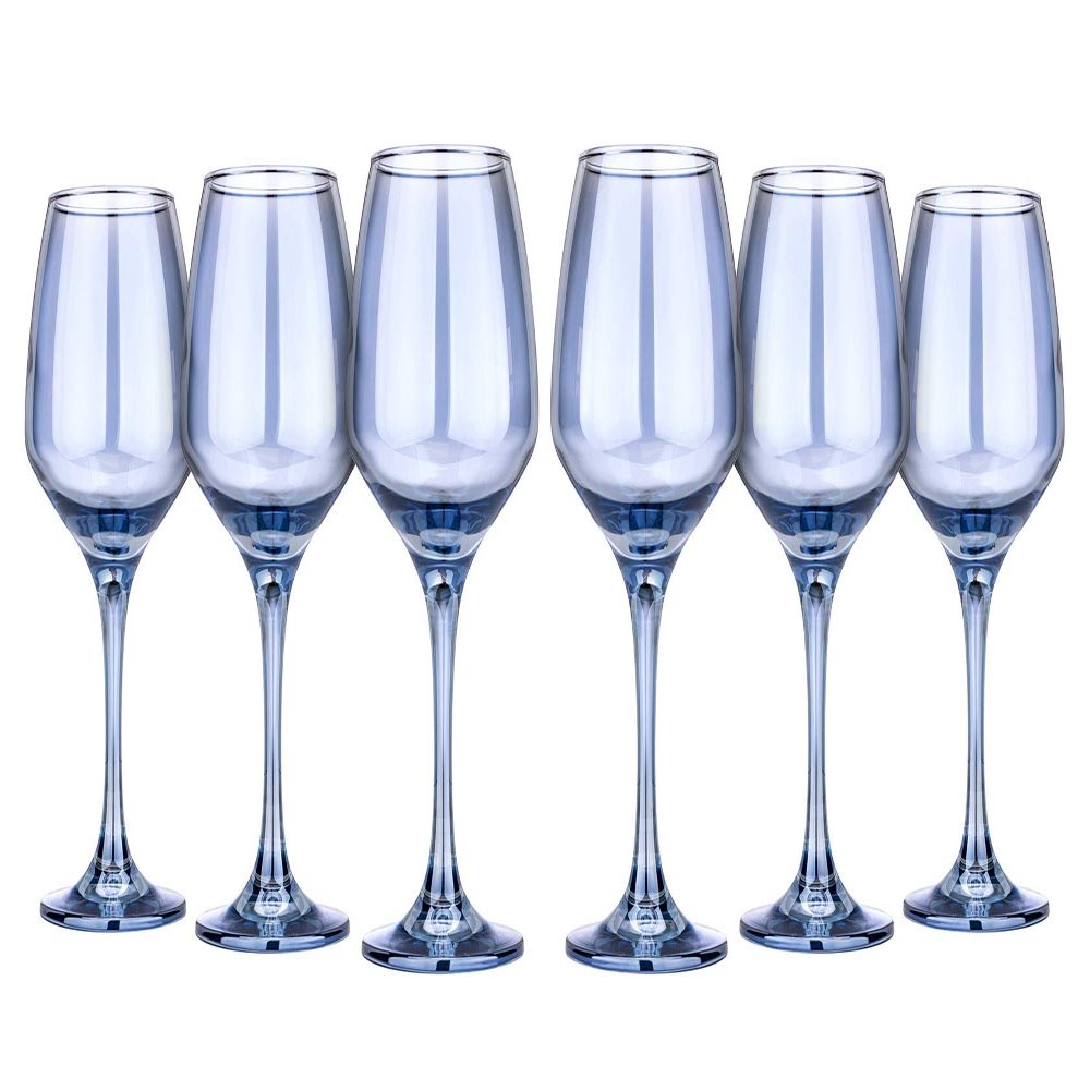 11.75-Ounce Wine Glasses, Clear Tall Glasses for Wine, Set of 6