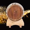 1L Oak Aging Barrel,Portable Vintage Mini wooden Oak Timber Wine Barrel, Premium Oak Brewing Barrel,Age your own Whiskey, Beer,Wine,Bourbon,Tequila, Hot Sauce,for Home Brewing/restaurant Use(1#) view 4
