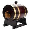 Oak Aging Barrel,Vintage wooden Oak Timber Wine Barrel,Premium Oak Aging Barrel,Age your own Whiskey, Beer,Wine,Bourbon,Tequila, & More(1.5/3/5/10L)(1.5L) view 1