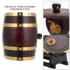 Oak Aging Barrel,Vintage wooden Oak Timber Wine Barrel,Premium Oak Aging Barrel,Age your own Whiskey, Beer,Wine,Bourbon,Tequila, & More(1.5/3/5/10L)(1.5L) view 3