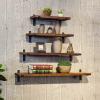 Coffee Shelf Wall Mounted, Kitchen Shelf with Brackets, Mugs Rack, Coffee Bar Shelf, Rustic Floating Storage Shelves Wall Decor l Hanging Wall Rack for Kitchen Utensils, Thickness 3cm ( Size : 40cm ) view 2