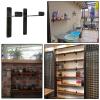 Coffee Shelf Wall Mounted, Kitchen Shelf with Brackets, Mugs Rack, Coffee Bar Shelf, Rustic Floating Storage Shelves Wall Decor l Hanging Wall Rack for Kitchen Utensils, Thickness 3cm ( Size : 40cm ) view 4