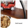 WYFZT Long Round Wall Shelf Unit, Rustic Floating Shelves for Walls, Wooden and Metal Wall Mounted Hanging Storage Rack for Living Room Bedroom, Kitchen Shelves, Shabby Chic (Size : 1002470cm) view 4