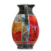 Ancient Greek Minoan Amphora Handmade Ceramic Pottery Vase with Fresco Prince of Lilies Mural S view 4