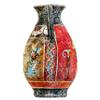 Ancient Greek Minoan Amphora Handmade Ceramic Pottery Vase with Fresco Prince of Lilies Mural view 4