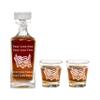 American Flag, Air Force Decanter Set - 900ml Engraved Decanter w/American Flag, USAF -Retirement Gift, Gift for Promotion, Unique Gift - Military Present - Air Force Gifts for Men and Women view 1