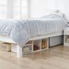 DormCo Carbon Steel Bed Risers for Twin/TXL Beds - 8" Lift - White view 2