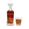 A10 Thunderbolt Emblem Decanter Set - 900ml Engraved Decanter w/ A10 Thunderbolt Design - Retirement Gift, Gift for Promotion, Unique Gift - Military Present - Air Force Gifts for Men and Women view 1