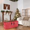 Christmas Tree Storage Bags-2 Pack-Fits 9 Ft Artificial Tree Each-Protect Holiday Decorations & Inflatables from Moisture & Damage by Elf Stor (Red) view 4