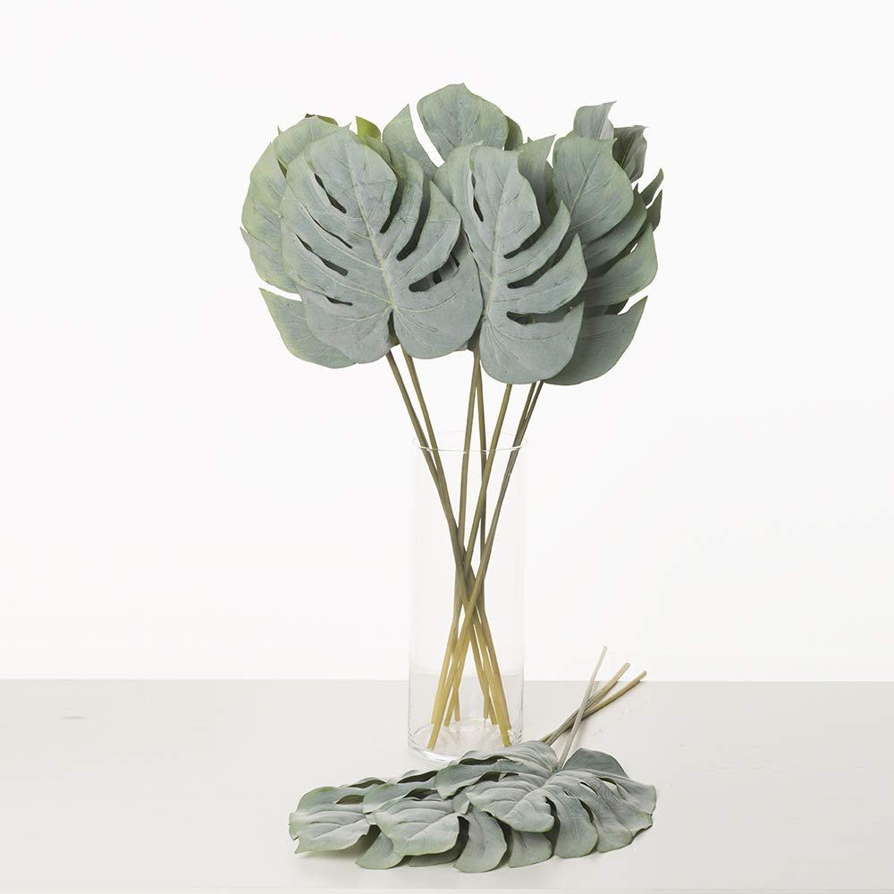12 x Artificial Adan / Monstera Rib Leaves