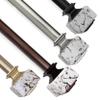 Rod Desyne 1" Will Single Curtain Rod, 48-84 inch, Light Gold view 3