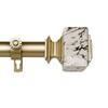 Rod Desyne 1" Will Single Curtain Rod, 48-84 inch, Light Gold view 4