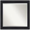 Amanti Art Black Bathroom Mirror for Over Sink, 27x33 Astor Black Rectangle Vanity Mirror, Large Traditional Frame, Hangs Horizonally and Vertically, Bathroom Wall Decor, Beveled Edge view 1