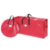 Christmas Tree & Wreath Storage Bags- Set of 2- For 9 Foot Artificial Trees & 30 Holiday Wreaths- Protect Decorations & Inflatables by Elf Stor (Red) view 1