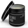 Coconut Lime | Natural Soy Candle | Hand Poured in The USA | Long Lasting 48-56 Burn Time | Highly Scented Aromatherapy Candle | Contemporary Black Tin | 8 oz view 2