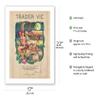 Trader Vics Restaurant Menu - Honolulu Hawaii - Vintage Menu Cover c.1949 - Bamboo Fine Art 290gsm Paper (Unframed) 17x22in view 2