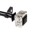 Rod Desyne 1" Will Single Curtain Rod, 48-84 inch, Black view 1