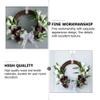 ABOOFAN Fake Flowers Calla Lily Garland Wreath Artificial Silk Flowers Wedding Christmas Holiday Front Door Wreath Home Decoration view 4